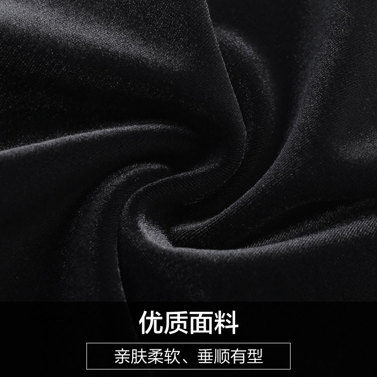 妈妈装金丝绒2020秋冬季新款阔腿裤 娇兰芭莉中老年女装