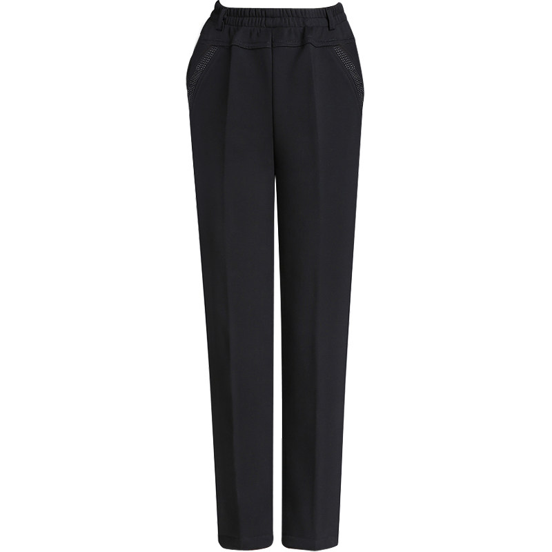 妈妈春装女中年高腰直筒长裤2020 娇兰芭莉中老年女装