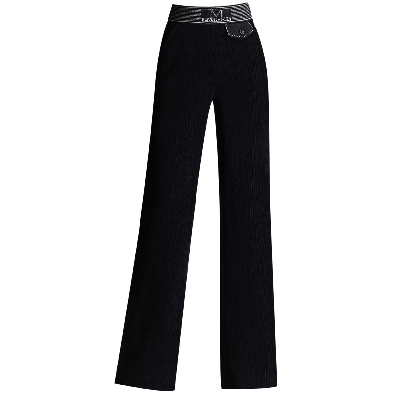 中年条绒2020年新款中老年人阔腿裤 娇兰芭莉中老年女装