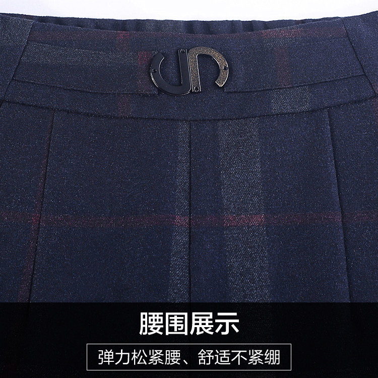 中年妈妈装秋装毛呢2020新款阔腿裤 娇兰芭莉中老年女装