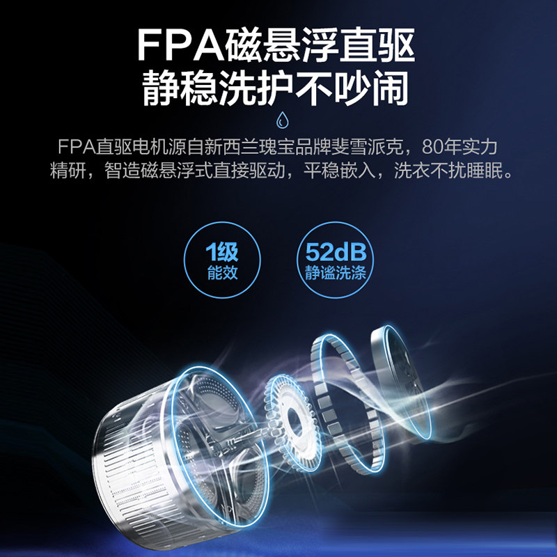 海尔直驱变频10公斤滚筒统帅洗衣机 haier海尔驰郑洗衣机