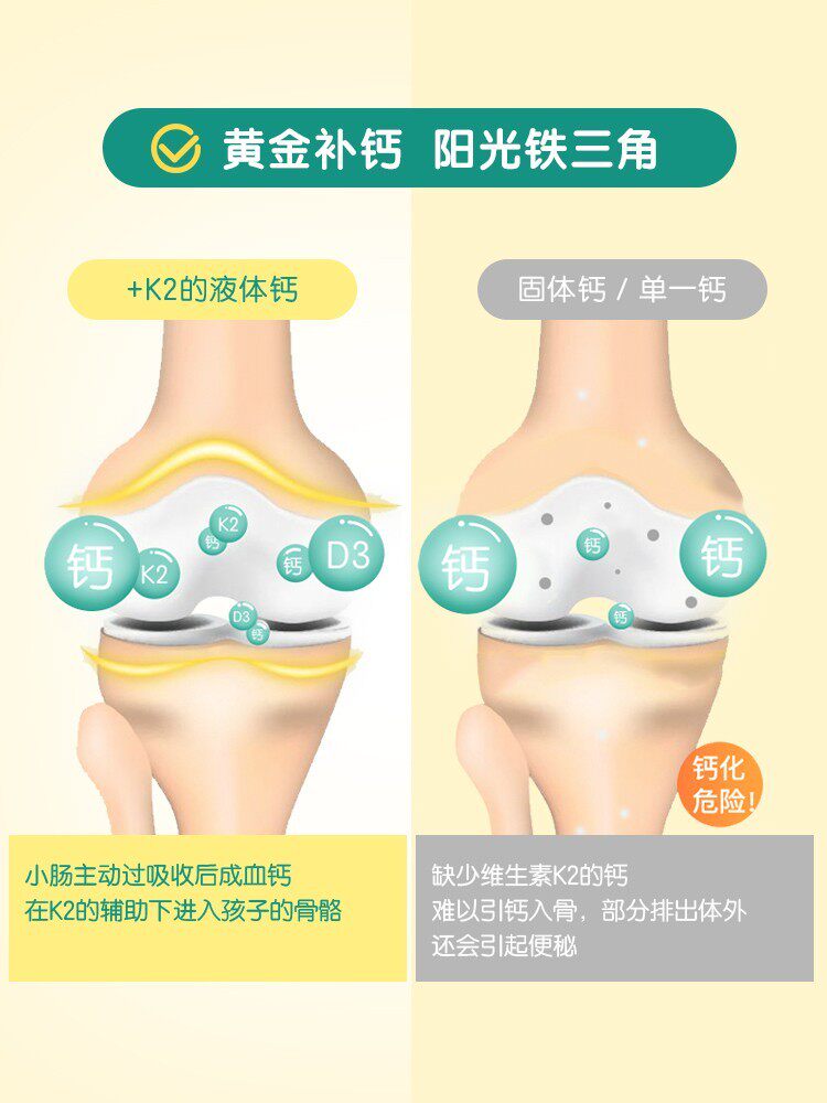 迪巧小黄条小儿液体钙儿童柠檬酸钙 hbuy海外钙