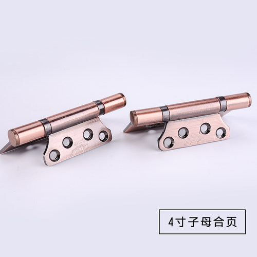 304不锈钢加厚4寸5寸子母合页免开槽木门房门合页轴承静音合页 - 图2