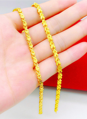 仿真首饰项链越南沙金久不掉色