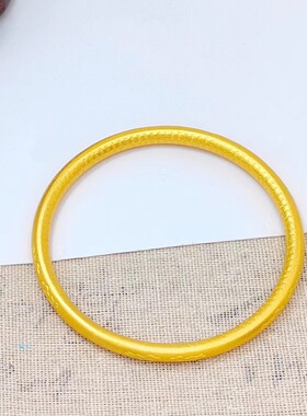 古风女镀金祥云古法传承手镯