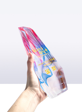 水晶奖杯定制创意彩印照片高档奖牌团队比赛销售冠军员工颁奖年会