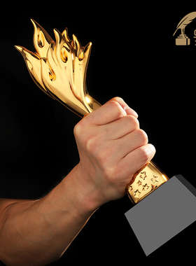 五角星奖杯定制水晶奖杯颁奖优秀员工奖品创意奖杯制作刻字定年会