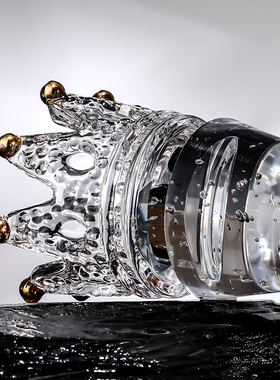 皇冠水晶奖杯定制创意定做荣誉比赛颁奖儿童纪念奖杯制作刻字年会