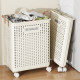 Dirty clothes basket is multi-purpose and easy to store