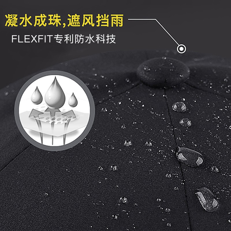 FLEXFIT 陈小春同款棒球帽高顶全封帽子男时尚个性鸭舌帽女大头围 - 图2