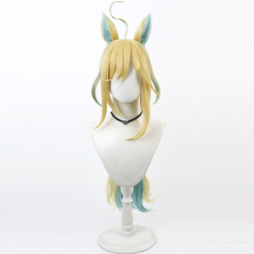 【自由人】赛马娘Pretty Derby 胜负服新宇宙cos假发耳朵尾巴头皮 - 图0