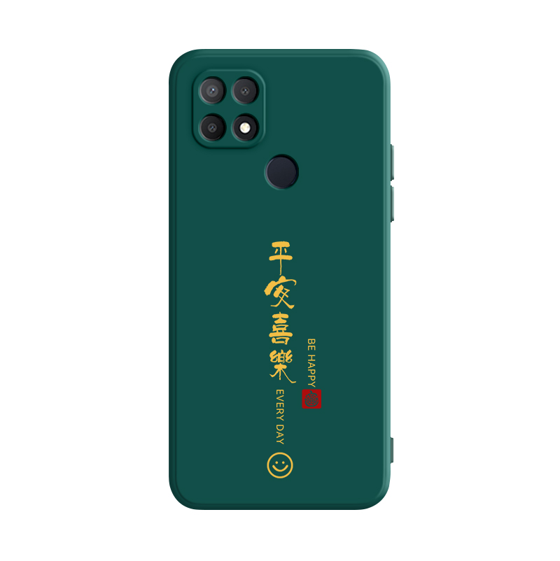 适用OPPOA15手机壳液态硅胶欧普OOPPA15镜头全包PEFM00时尚OPPOA35简约直边OPPOA15保护套OPPOA35兰花opopa15-图3