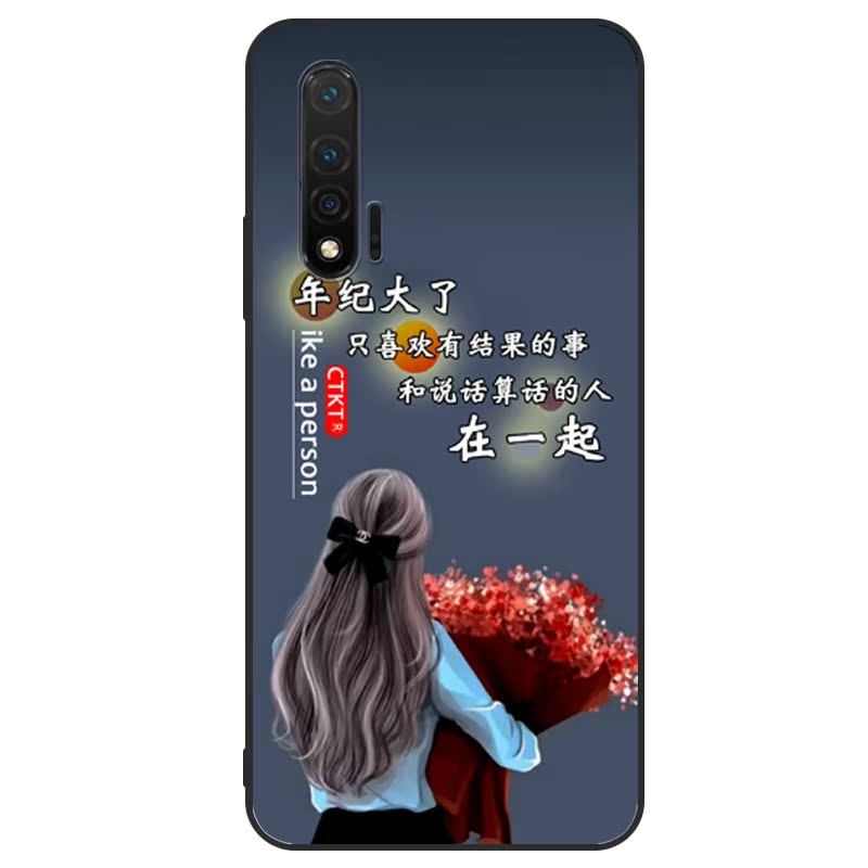 适用华为Nova6手机壳nove6保护套65G64G新款5G版4G液态硅胶nava/navo专用nave全包n0va防摔note男女简约卡通 - 图3