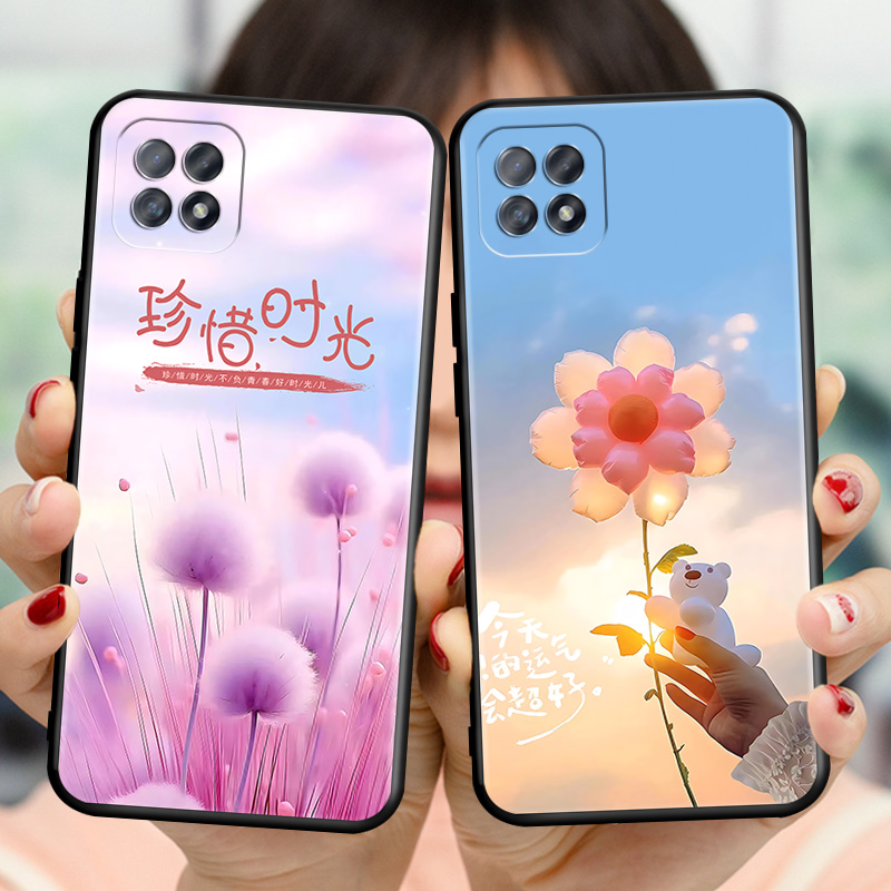 适用oppoa72创意5g手机壳pdyt20新款磨砂pdym20全包防摔软壳opoa72网红彩绘时尚保护套oopoa72男女a53简约潮 - 图1