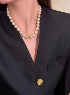 凯旋门celi迪小香项链高级感锁骨