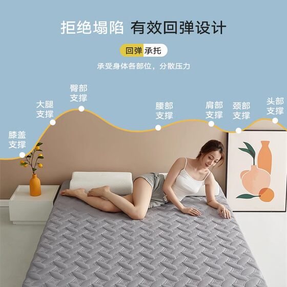 Mattress soft cushion for home rental, summer student dormitory, single sponge mattress, tatami floor sleeping mat