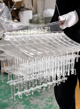 新中式古风亚克力建筑模型