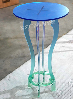 亚克力彩色榫卯盆栽装饰摆件