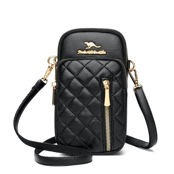 Mobile phone 2026 new style casual mini bag fashionable shoulder crossbody bag genuine leather small bag