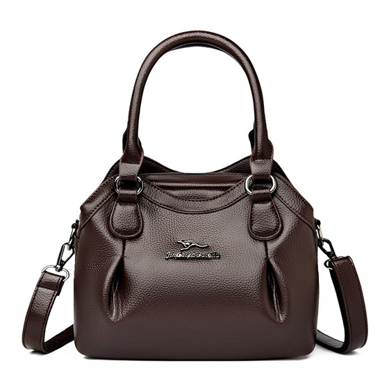 Soft leather women's handbag 2026 new style large capacity