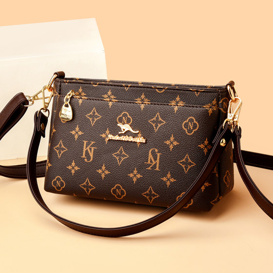 Retro style letter print crossbody bag for women 2026 new style