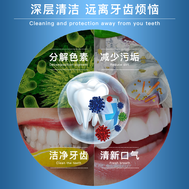 素浴旗舰店素浴洗牙洁牙粉去黄洗白牙齿神器速傚亮白去黄去渍牙结石白牙正品2