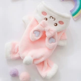 Домашняя одежда собака милый плюшевый бибрь с капюшоном с капюшоном