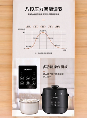 爱德家用小型多功能电压力锅