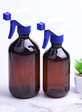 28牙方枪喷头浇花瓶300ml500毫升细脖塑料小喷瓶可调节喷水喷雾瓶