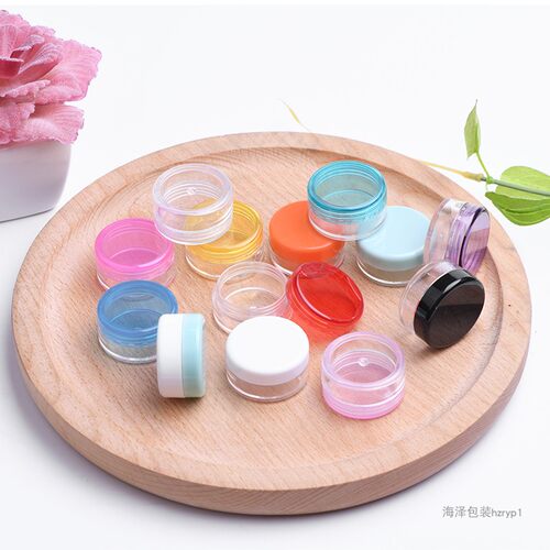 3g克彩色小圆盒试用装小样分装瓶旅行化妆品护肤品赠品瓶海泽包装 - 图1