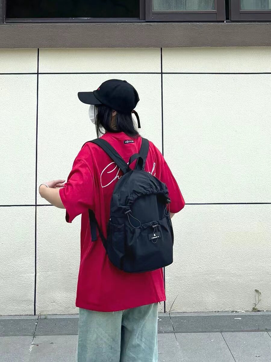 迷你新款日系蓬蓬包文艺双肩包学生休闲书包轻便旅游户外登山背包,淘宝优惠券,粉丝福利购,淘宝优惠卷