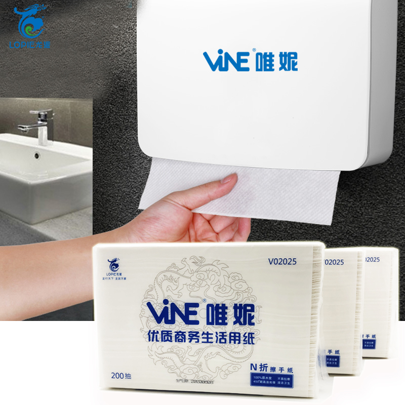 LOPIE龙派企业 VINE唯妮品牌02025 N折擦手纸200张/包(可提供样品 - 图0