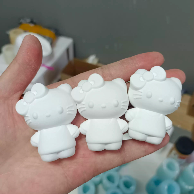 HelloKitty香薰石膏娃娃2D涂色白胚儿童手工diy涂鸦玩具益智礼物,淘宝优惠券,粉丝福利购,淘宝优惠卷