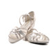 Sansha children's Latin dance shoes girls soft sole low heel dance shoes dance shoes beginner white