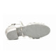 Sansha children's Latin dance shoes girls soft sole low heel dance shoes dance shoes beginner white