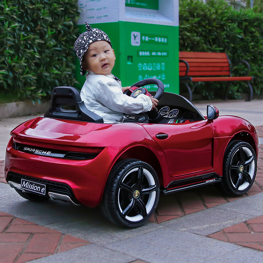 儿童四轮摇摆童车双驱动男女电动车 小顽主儿童电动车