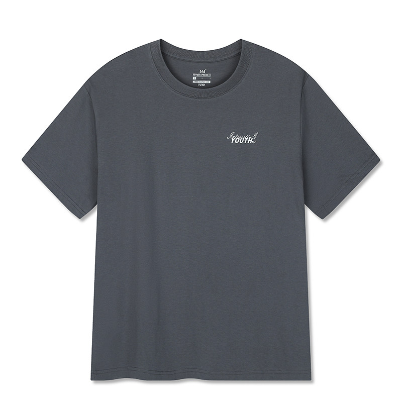 361运动短袖男装2026夏季新款圆领纯色短T恤宽松休闲女子运动上衣