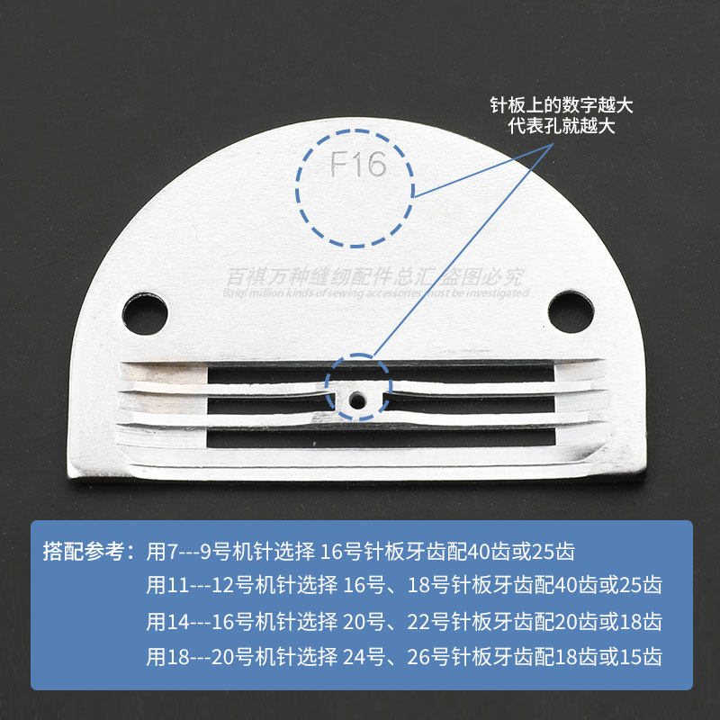 平车方德款牙齿针板金鸽牙齿电脑缝纫机送布牙粗牙针板大小孔薄料,淘宝优惠券,粉丝福利购,淘宝优惠卷