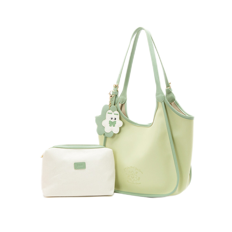 森马夏季奶噗噗新款大容量托特包 森马箱包托特包