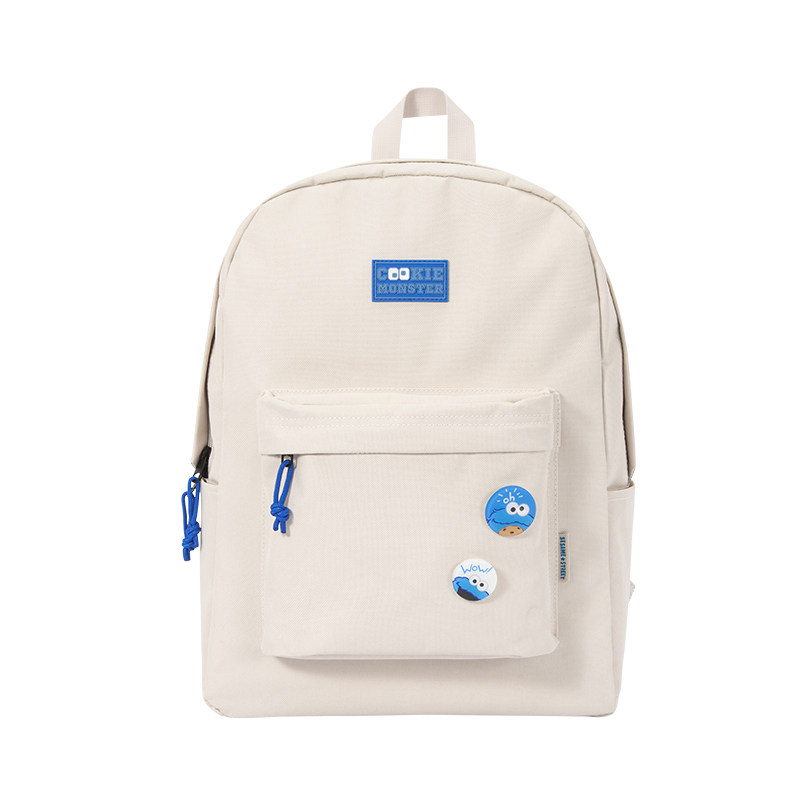 森马女2022新款潮牌芝麻街电脑包 森马箱包双肩背包