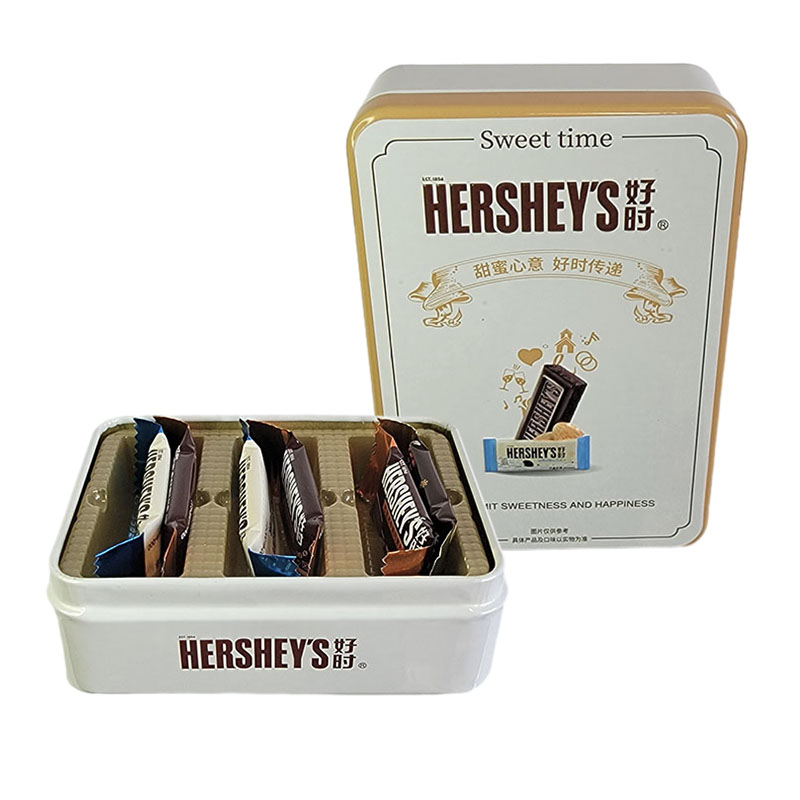 Hershey's好时巧克力排块铁盒礼盒装6-18颗结婚喜糖情人节日礼物 - 图3