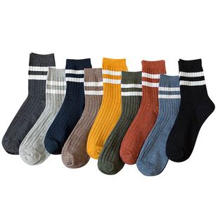 7双！加绒加厚中筒男女毛圈袜