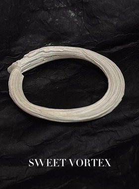 Detaj白色双指短款银戒