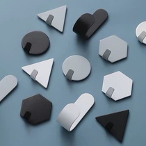 Hook Powerful Adhesive Wall Free of perforated Kitchen Traceless Adhesive Creative Bathroom Wall Bearing Metal Slime Hook