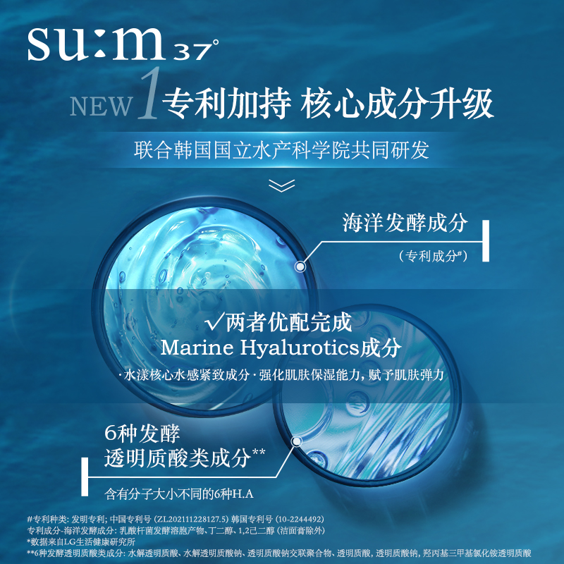 【618开门红】苏秘sum37°蓝buff水漾沁润第二代水漾水乳礼盒 - 图2