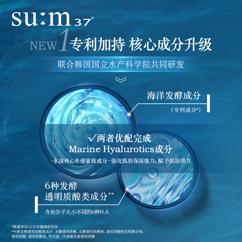 【百亿秒杀节抢购】苏秘sum呼吸37水漾沁润补水保湿温和爽肤水-图2