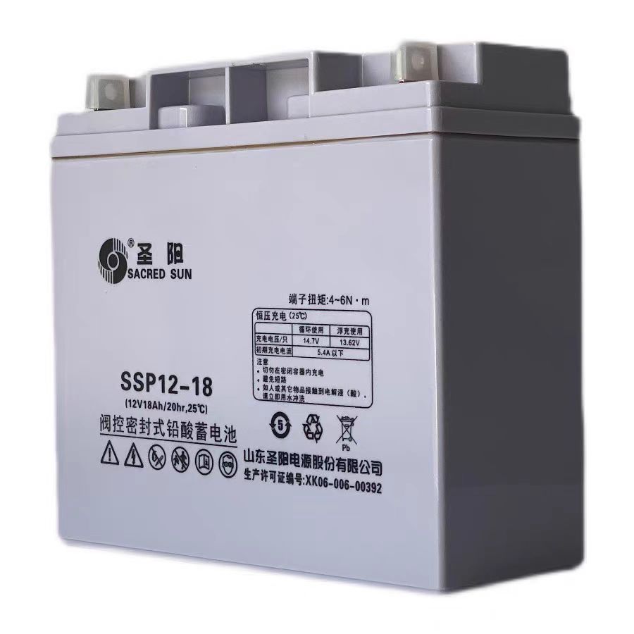 圣阳蓄电池SP12-100/12V18A20A24A33A38A40A65A100AH直流屏UPSEPS - 图0