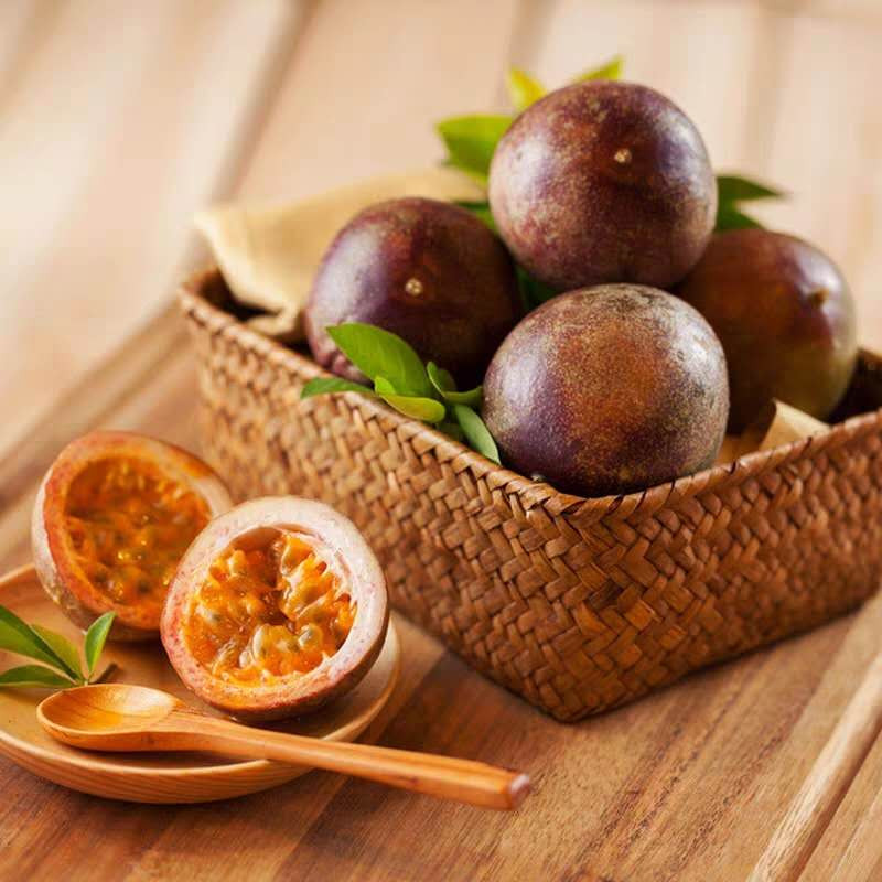 greenhow食品旗舰店云南百香果新鲜水果西番莲鸡蛋果现摘现发5斤大果整箱批发包邮1