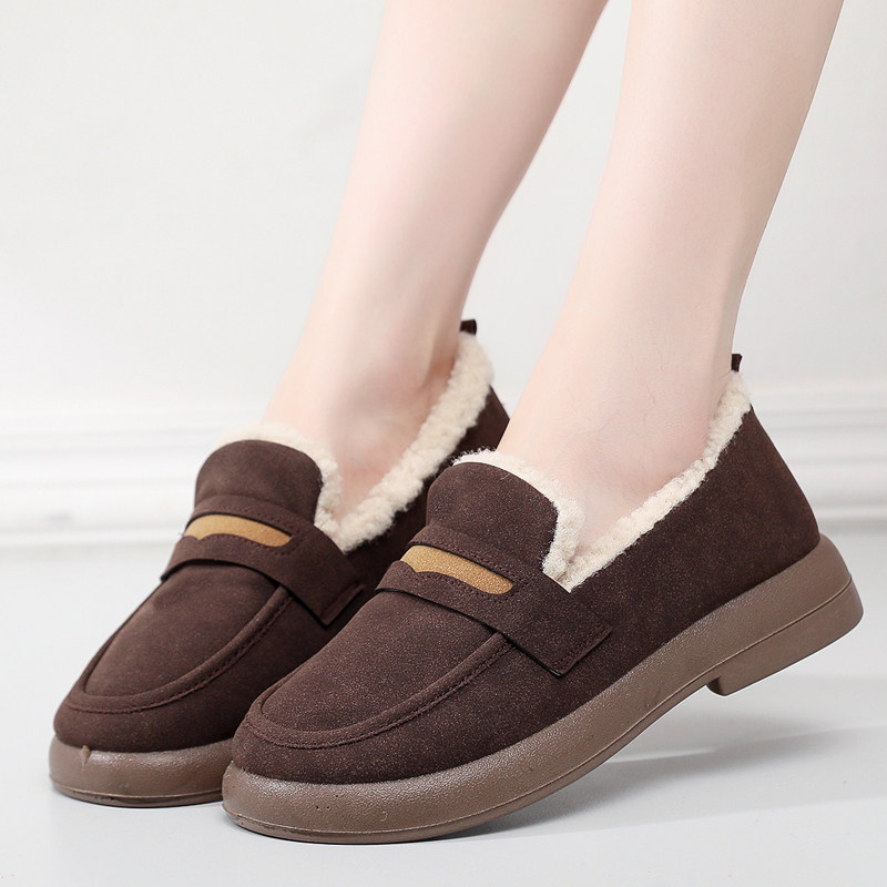 冬季老北京布鞋女士棉鞋软底时尚百搭休闲鞋加绒加厚一脚蹬妈妈鞋,淘宝优惠券,粉丝福利购,淘宝优惠卷