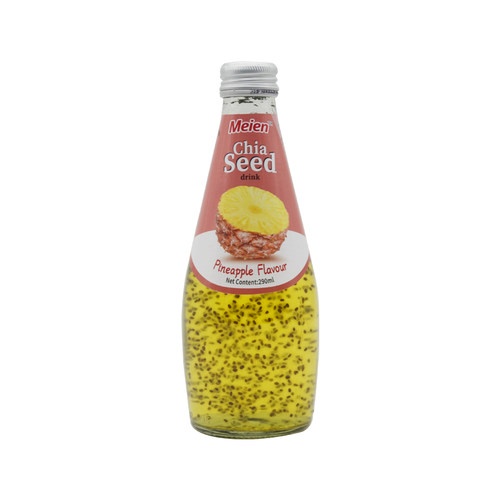 泰国进口美恩奇亚籽饮料290ml*10玻璃瓶网红果汁清新水果味饮品 - 图1